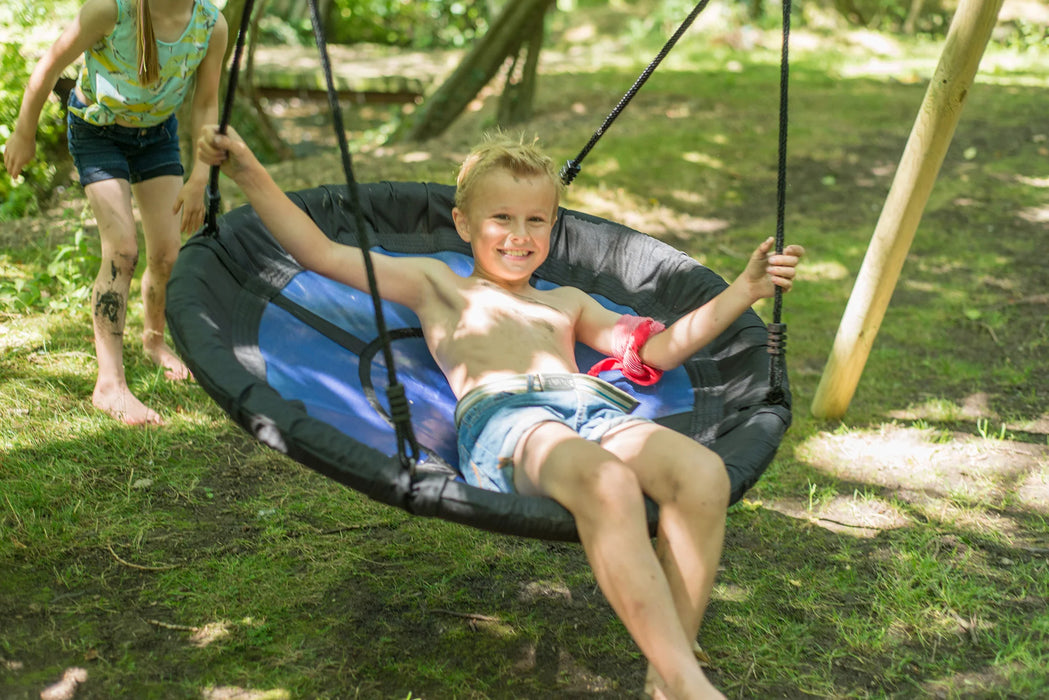 Plum Spider Monkey Nest Swing Set