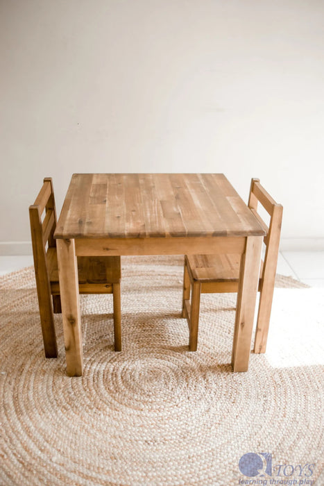 Acacia Kids Table with 2 Chairs