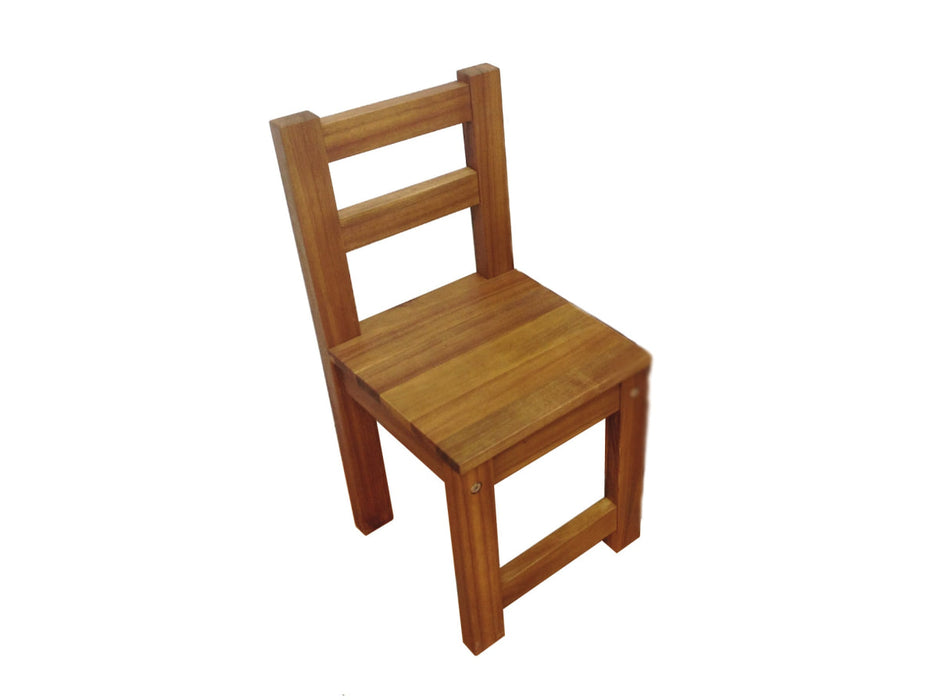 Acacia Large Round Table with 2 Standard Chairs