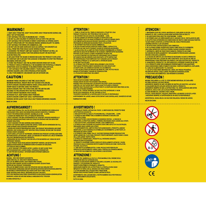 AirMyFun Inflatable Water Slide with Trampoline