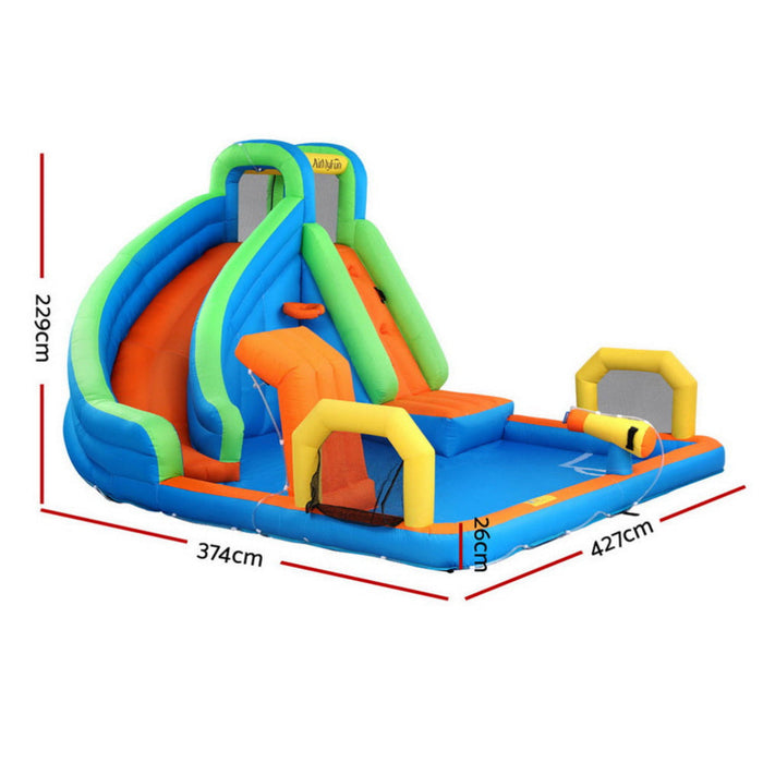 AirMyFun Kids Inflatable Slide Water Park