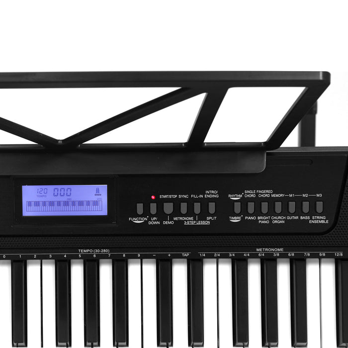 Alpha 61 Keys Electronic Piano Keyboard with Stand Touch Sensitive