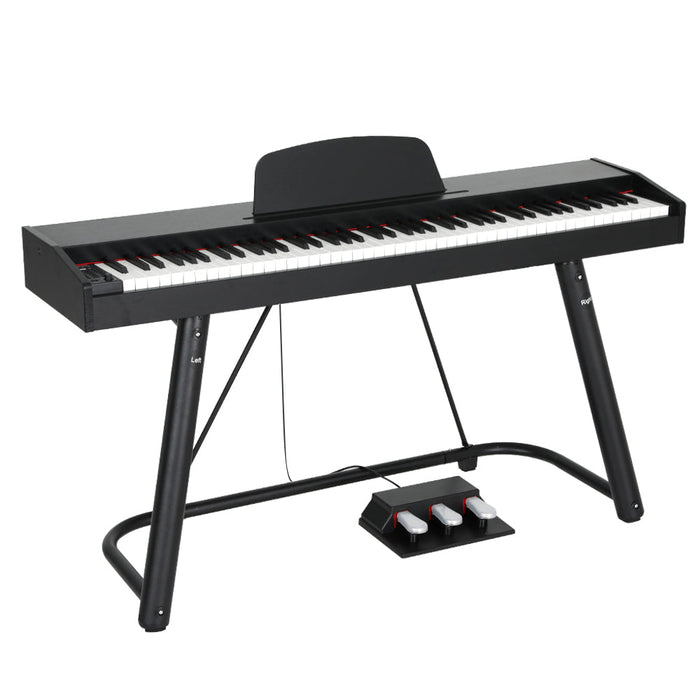 Alpha 88 Keys Electronic Piano Keyboard with Stand Semi-Weighted