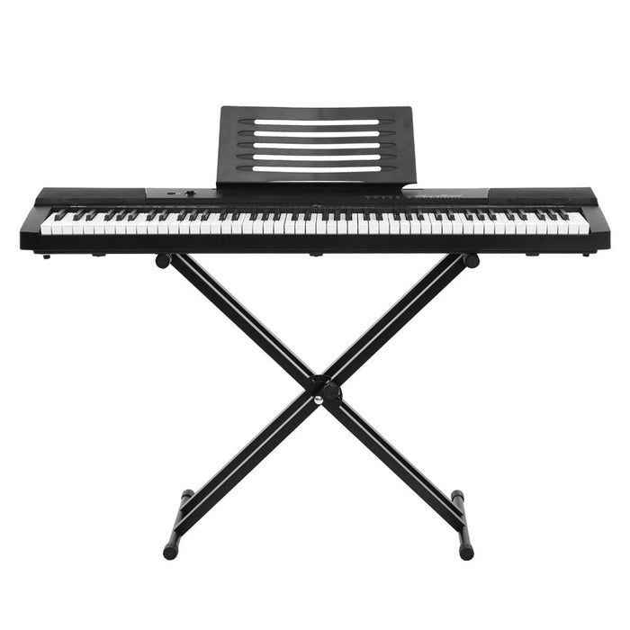 Alpha 88 Keys Electronic Piano Keyboard with Stand Sustain Pedal