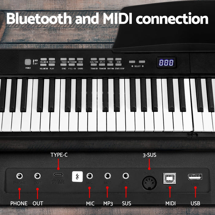 Alpha 88 Keys Foldable Electronic Piano Keyboard with Carry Bag