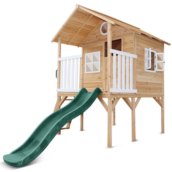Archie Elevated Cubby House timber construction close-up