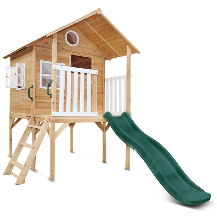 Archie Elevated Cubby House with Slide by Lifespan Kids