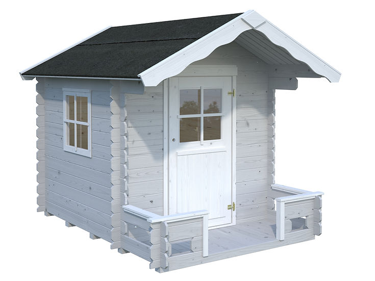 Sam 2.4 Wooden Cubby House with Terrace