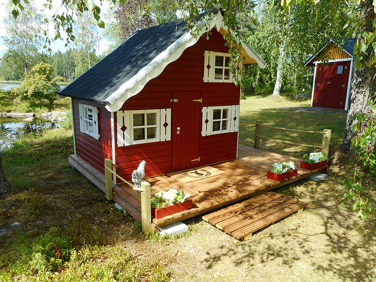 Tom 3.8 Wooden Cubby House with Mezzanine