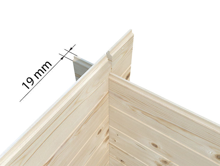 Sam 2.4 Wooden Cubby House with Terrace