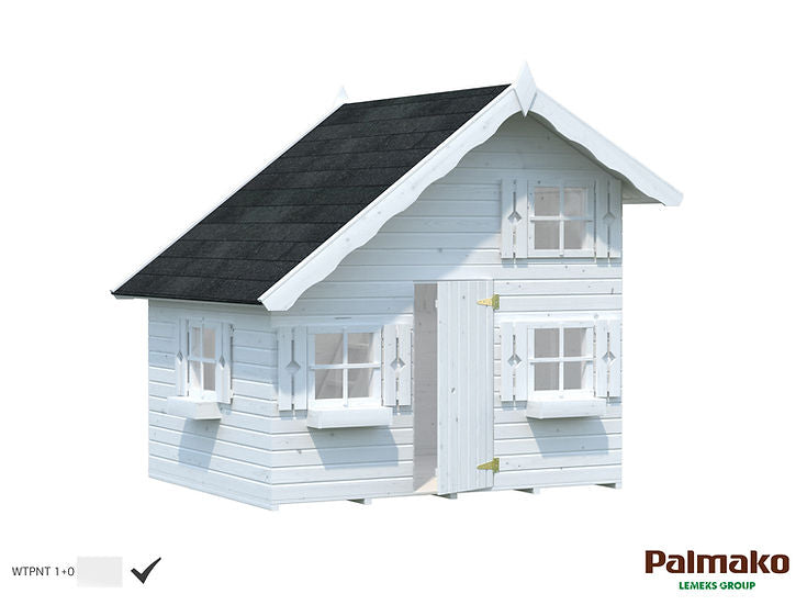 Tom 3.8 Wooden Cubby House with Mezzanine