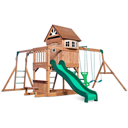 Backyard Discovery Montpelier All-In-One Kids Playground - Outdoor Play Equipment