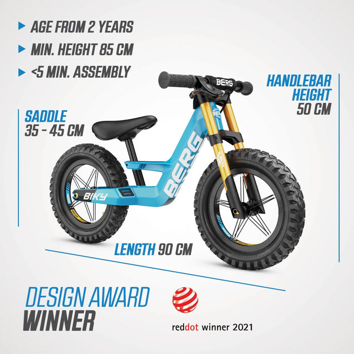 Berg Biky Cross Balance Bike with Handbrake