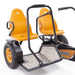 Berg Duo Chopper Pedal Kart - front view showing two yellow seats