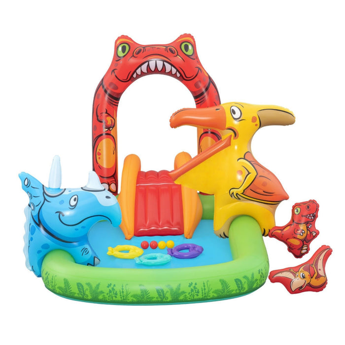 Bestway Kids Jurassic Inflatable Play Pool with Slide