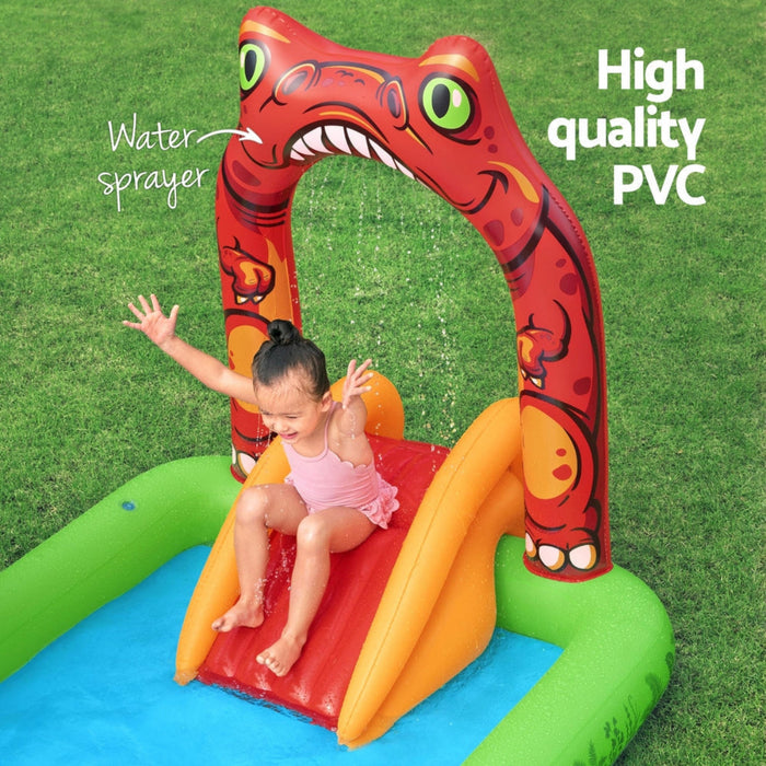 Bestway Kids Jurassic Inflatable Play Pool with Slide