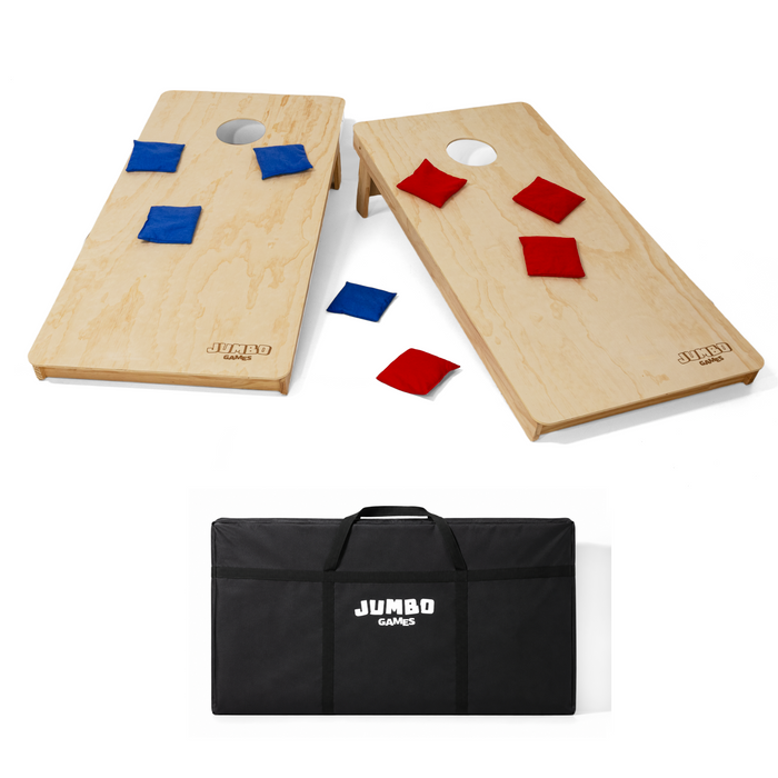 Cornhole Pro | ACA (USA) Regulation Tournament Cornhole Set – 2 Boards, 8 Pro Bags & Carry Bag