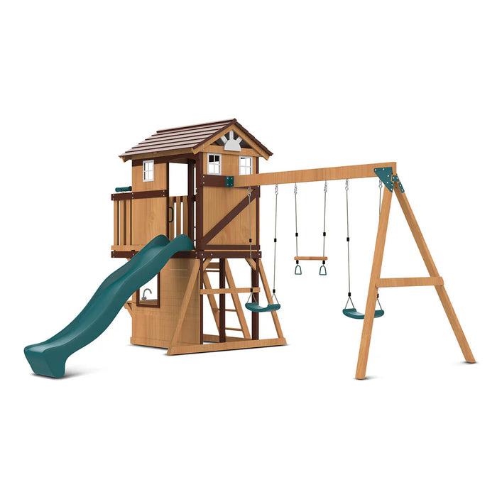Darlington Play Centre elevated lookout tower with telescope