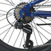 DuraLite 7 Speed Kids Bike 20" - Royal Blue drivetrain