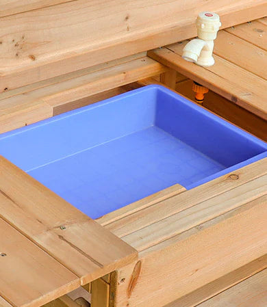 close up of the Eden Mud Kitchen sink