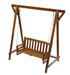 Garden Wooden Kids Swing Bench