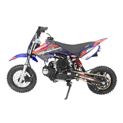 GMX 70cc Kids Dirt Bike - Blue - Baby & Kids > Ride on Cars Go-karts & Bikes