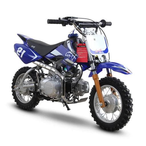 GMX Moto50 50cc Dirt Bike - Blue - Baby & Kids > Ride on Cars Go-karts & Bikes