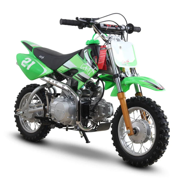 GMX Moto50 50cc Dirt Bike - Green - Baby & Kids > Ride on Cars Go-karts & Bikes