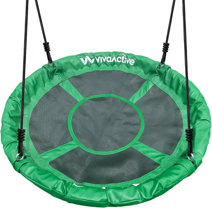 Hanging Round Swing with Tent by Gobaplay