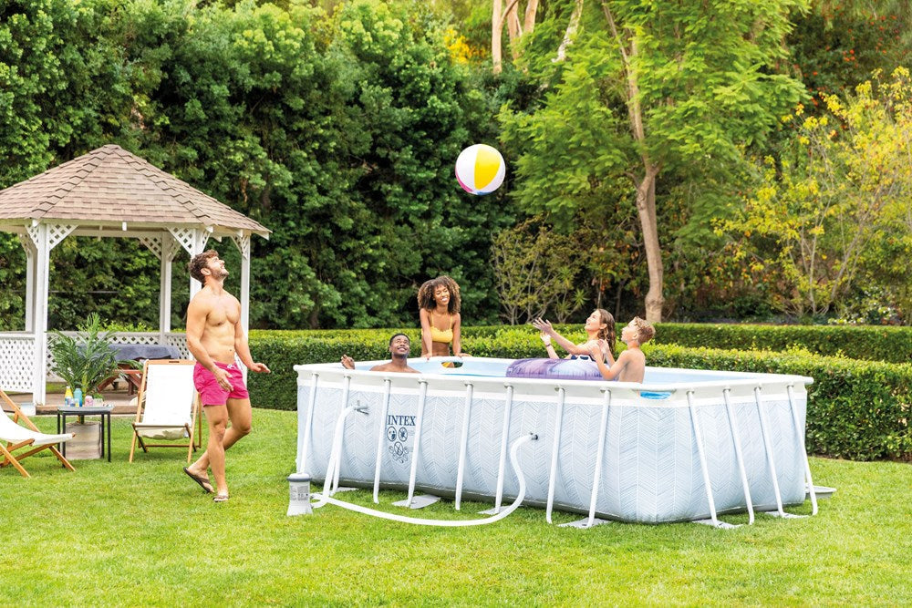 4x2m Pool Intex Chevron Prism Rectangular Pool 4M X 2M X 1M