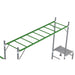 close up image of the monkey bars from the junior jungle panama white background