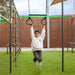 image of a child on the trapeze rings from the junior jungle safari