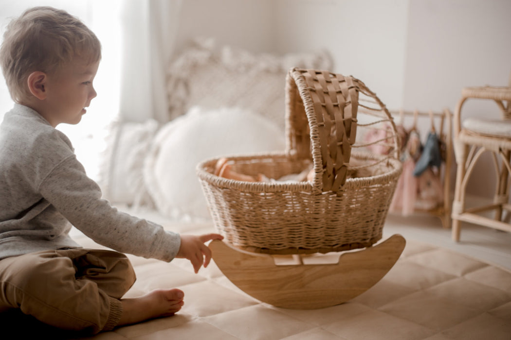 Jute Kids Basket for Doll