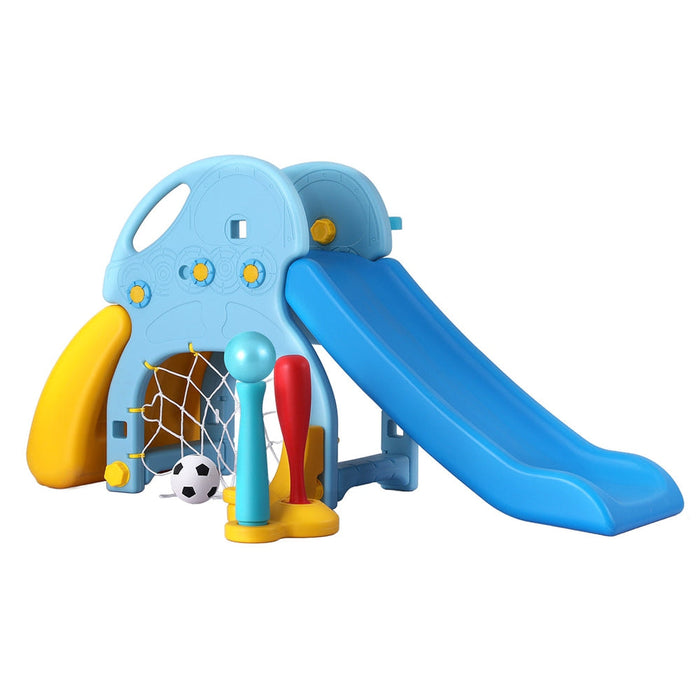 Keezi 5-in-1 Kids Slide Playset