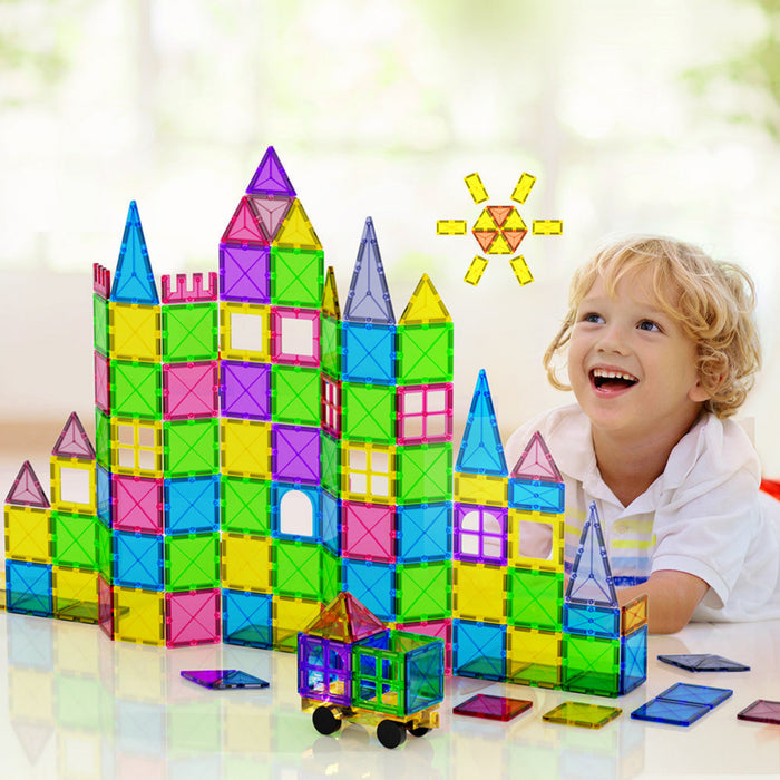 Keezi Kids Magnetic Tiles Playset