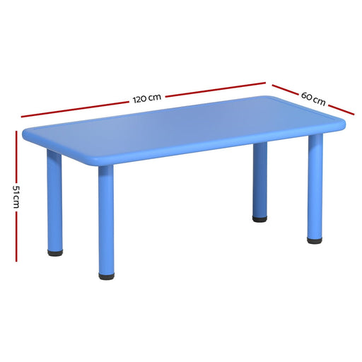 Keezi Adjustable Plastic Kids Table - Baby & Kids > Kid’s Furniture