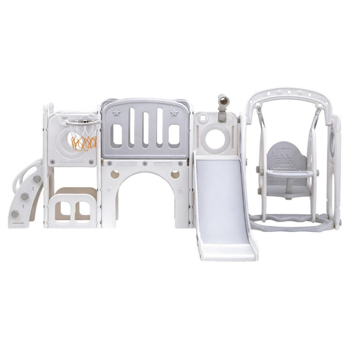 Keezi Kids 4 in 1 Playset with Basketball Hoop