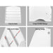 Keezi Kids 5 Tiers Organiser Bookshelf White full view