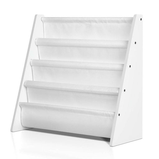 Keezi Kids Book Display Shelf Organiser - White - Baby & Kids > Kid’s Furniture