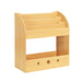 Keezi Kids Bookshelf Wooden 3-Tier Organiser with Extra Storage - Baby & Kids > Kid’s Furniture