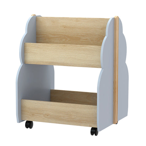 Keezi Kids Double-Sided Bookshelf Organiser - Baby & Kids > Kid’s Furniture