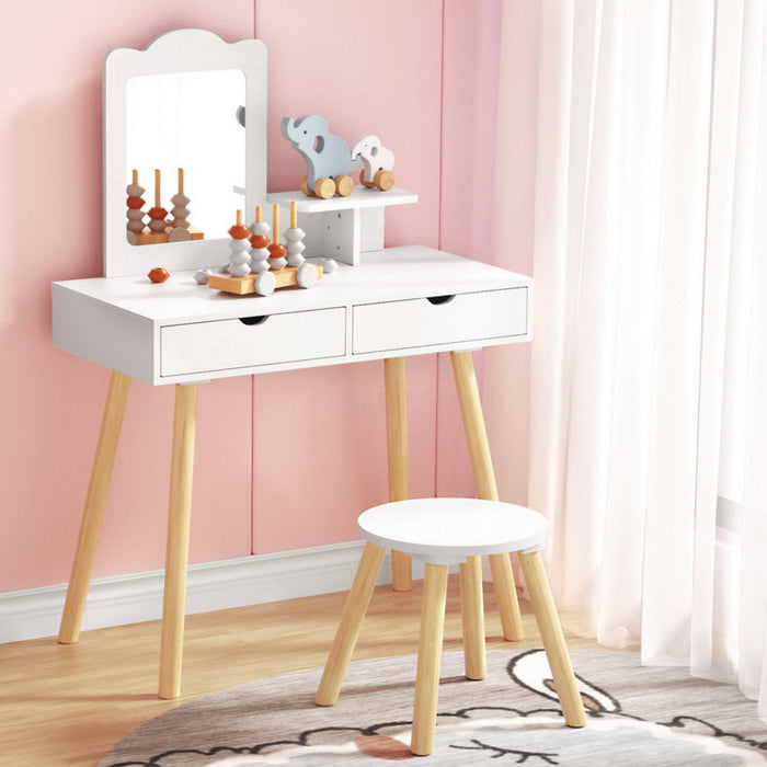 Keezi Kids Dressing Table and Chair Set