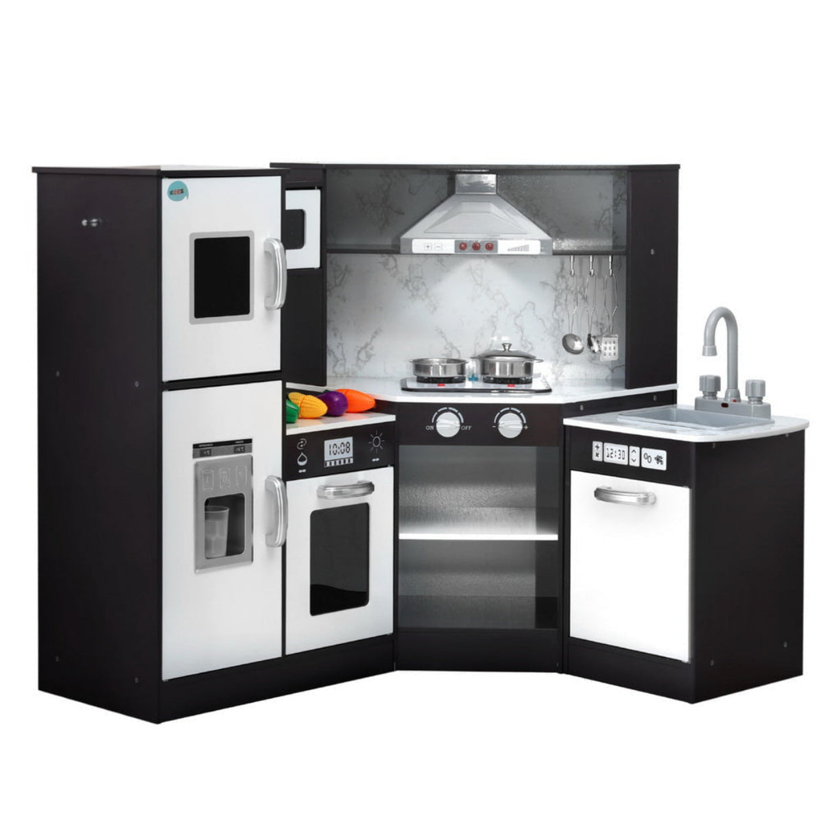 Home Kids Kitchens Keezi Kids Corner Kitchen Playset