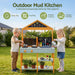 Keezi kids wooden mud kitchen play set