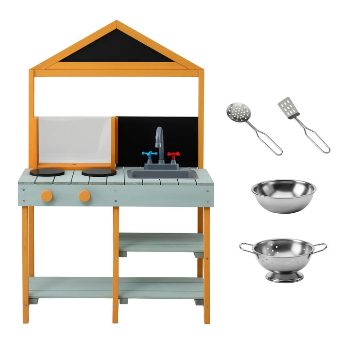 Keezi kids mud kitchen storage shelves