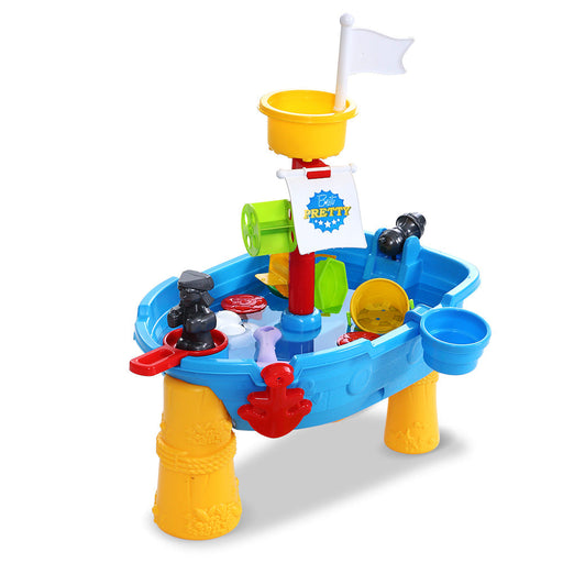 Keezi Kids Pirate Beach Sand and Water Toy Table - Baby & Kids > Toys