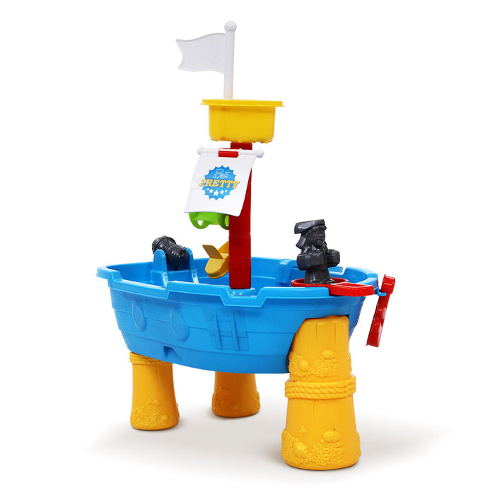 Keezi Kids Pirate Beach Sand and Water Toy Table - Baby & Kids > Toys