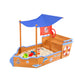 Keezi Kids Pirate-Themed Boat Sand Pit - Sandpits