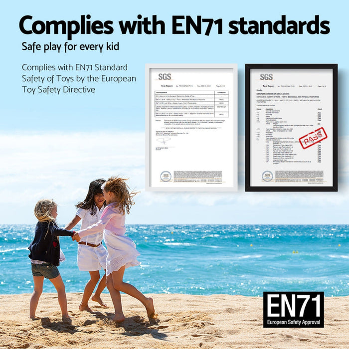 Keezi Kids Plastic Table and 5 Chairs Set