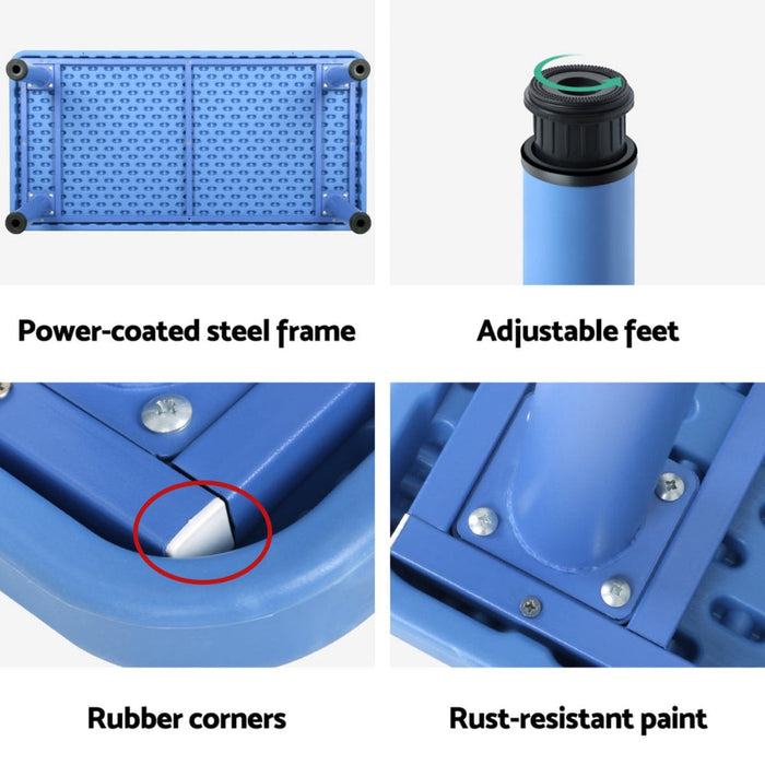 Keezi Kids Plastic Table and 5 Chairs Set